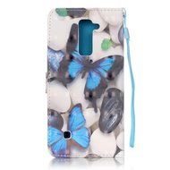 LG G Stylo 2 Case,LG G Stylus 2 Case,Yaheeda [3D Colored Drawing] [Flip Fit] Premium PU Leather Card-Slots Cash-Slots... N26