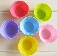 12PCS Cartoon multicolor silicone cake mold baking biscuits bread mold DIY cookies cakes mold(color random) N3