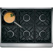 GE CGU366SEHSS Cafe 36" Black Gas Sealed Burner Cooktop
