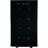 Haier 12-Bottle Dual Zone Curved Door with Smoked Glass Wine Cellar N2