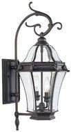Livex Lighting 2621-07 Outdoor Wall Lantern with Clear Beveled Glass Shades, Bronze by Livex Lighting