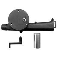 Hooshion New Outdoor Picnic Camping Hand Crank Powered Barbecue BBQ Grill Fan Air Blower N4