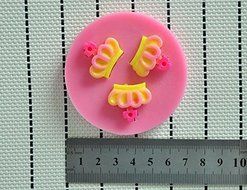 WilsonBaking Love Collection - Queen Tiara Crown Decor Mold Decorations Silicone Mold Silicone Fondant Lace Molds...