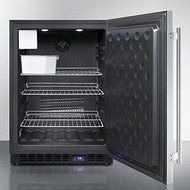 Summit SCFF53BSSIM Frost- free Undercounter Freezer With Icemaker Digital Thermostat Stainless Steel Door Lock...