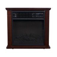 Ainfox 1500W LED Display Portable Fireplaces Heater with Remote Control Wooden Home