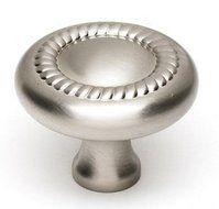 Alno A812-38-SN Rope Traditional Knobs, Satin Nickel, 1-1/2 by Alno