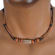 Men Pendant Bead Hemp Braid Surfer Choker Necklace Stylish Tribal (Triple-#225) N12