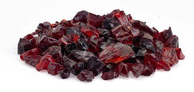 American Fireglass 9 to 12mm Fire Pit and Outdoor Fireplace Glass, Small, 10-Pound, Dark Blue N30