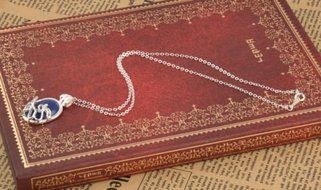 Hot Movie The Vampire Diaries Katherine Anti-sunlight Lapis Lazuli Necklace New N3