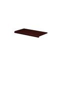 Designer Table Top Below Glass Rack (Rustic Pine - Classic Mahogany Stain)