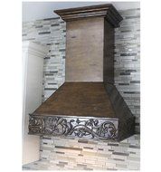 Z Line 373NN-30 1200 CFM Wooden Wall Mount Range Hood, 30", Normandy