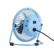 Elecbrain&reg; USB Desk Fan (Powerful Airflow/ A Free Adapter) 4inch Personal Mini Fan - Small Table Fan with Pedestal... N2