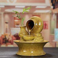 FEI&amp;S Creative ceramic flowing water is home decor ornaments humidification ,21.521.524.5 flowing water craft
