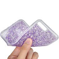 iPhone 7 Plus Case, iPhone 7 Plus Glitter Case, PHEZEN Luxury Bling Glitter Gold Foil Embedded Clear Rubber Gel... N5