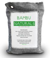 Natural Air Purifying Bamboo Charcoal Bag 250g &ndash; Money Back Guarantee - Fragrance FREE &ndash; Absorb, Neutralize and... N8