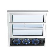 Bionaire BWF0522E-BU Thin Window Fan with Comfort Control Thermostat N7