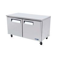 Turbo Air MUF-60 Under Counter Freezer, Two Door, 16 cu ft