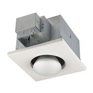 Broan 161 Infrared Single-Bulb Ceiling Heater, 250-Watt N2