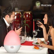 Lauco 450ML Cool Mist Ultrasonic Humidifier, Essential Oil Diffuser Bluetooth Speaker with LED Atmosphere Lamp... N5