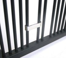 Pilgrim Home and Hearth 18312 Arden Summer Screen - No Mesh, Polished Stainless - Black N2