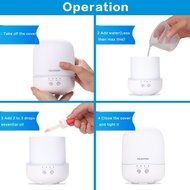 Essential Oil Diffuser, Nearpow 300ml Aromatherapy Essential Oil Ultrasonic Humidifier With Adjustable Mist Mode... N2