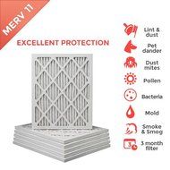 20x30x1 MERV 11 ( MPR 1000 ) Pleated AC Furnace Air Filter - 6 Pack