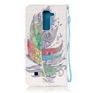 LG G Stylo 2 Case,LG G Stylus 2 Case,Yaheeda [3D Colored Drawing] [Flip Fit] Premium PU Leather Card-Slots Cash-Slots... N37