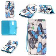 LG G Stylo 2 Case,LG G Stylus 2 Case,Yaheeda [3D Colored Drawing] [Flip Fit] Premium PU Leather Card-Slots Cash-Slots... N38