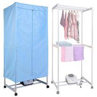 AMPERSAND SHOPS Portable Foldable Electric Quiet Clothes Quick Drying Rack with Built-In Timer