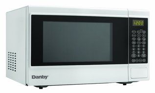 Danby Designer 0.7 cu.ft. Countertop Microwave, Black/Stainless Steel N3