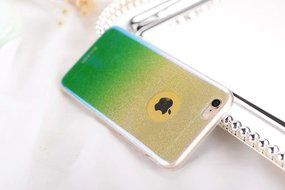 TYoung [Gradient Color] Soft TPU Full Around Shockproof Bling Bright Case Anti-Scratch Cover Shell Bumper Skin... N22