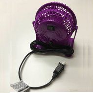 BRENTWOOD AC ADAPTER PERSONAL DESK MINI FAN 4" OFFICE KITCHEN (Black) N2