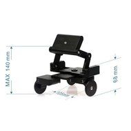 Mojoyce Foldable Tricycle Rail Cars 1/4&#039;&#039; Screw Mount Plate for DSLR Camera Gopro N6