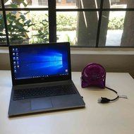 BRENTWOOD AC ADAPTER PERSONAL DESK MINI FAN 4" OFFICE KITCHEN (Black) N3