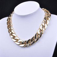 Fashion Jewelry Crystal Chunky Statement Chain Women Pendant Necklace Bib Choker N2