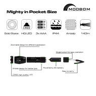 Moobom XM-L T6 2000 Lumens,5 Adjustable Modes Zoomable LED Tactical Flash light Torch Lamp Aluminum LED Flashlight... N7