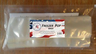 Freezer Pop Bags Vacuum Sealers (100)