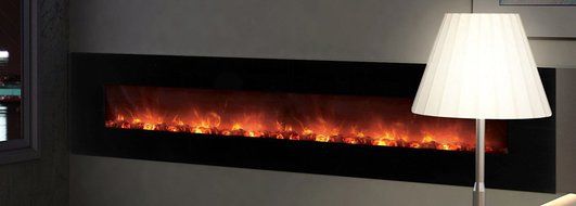 MODERN FLAMES AL100CLX-G Custom Linear Deluxe Fire Place, 100-Inch