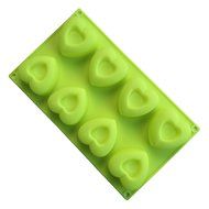 Always Your Chef 8-Cavity Silicone Love Heart Muffin Cups Handmade Soap Molds Biscuit Chocolate Ice Cake Baking...