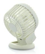 Welltop&reg; Upgraded Portable Rechargeable Electric Personal Fans USB Powered 2-modes Speed Adjustable Double Blades... N15