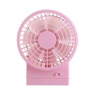 USB Mini Desktop Fan Double Blade Enlarged Version (blue) N6