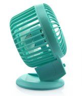 Welltop&reg; Upgraded Portable Rechargeable Electric Personal Fans USB Powered 2-modes Speed Adjustable Double Blades... N17