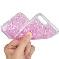 iPhone 7 Plus Case, iPhone 7 Plus Glitter Case, PHEZEN Luxury Bling Glitter Gold Foil Embedded Clear Rubber Gel... N8