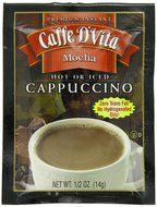 Caffe D&#039;Vita Mocha Cappuccino Sugar Free, 7.5-Gram Single Serve Envelopes (Pack of 24) N29