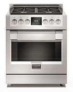 Fulgor Milano F6PDF304S1 Sofia 30" Dual Fuel Professional Range, Stainless Steel N2