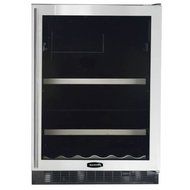 Single zone Finish: Black Cabinet With Black Overlay Door, Hinge Location: Right, Lock: No