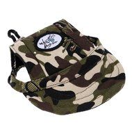 PyLios(TM) Fashion Dog Visor Breathable Fabric Baseball Hat Pet Sun Hat Super Cute Sun-shading Cap with Ear Holes... N6
