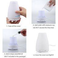 REDGO 100ml Aromatherapy Essential Oil Cool Mist Aroma Humidifier Diffuser Portable Ultrasonic with Color LED... N10