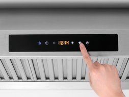 30" Europe Touch Control Baffle Filter Under Cabinet Stainless Steel Range Hood WL-0070275