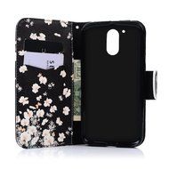 MOTO G4 Case,Motorola MOTO G4 Case - Wallet Flip Stand Case PU Leather Case with Shockproof TPU Inner Bumper Colorful... N10